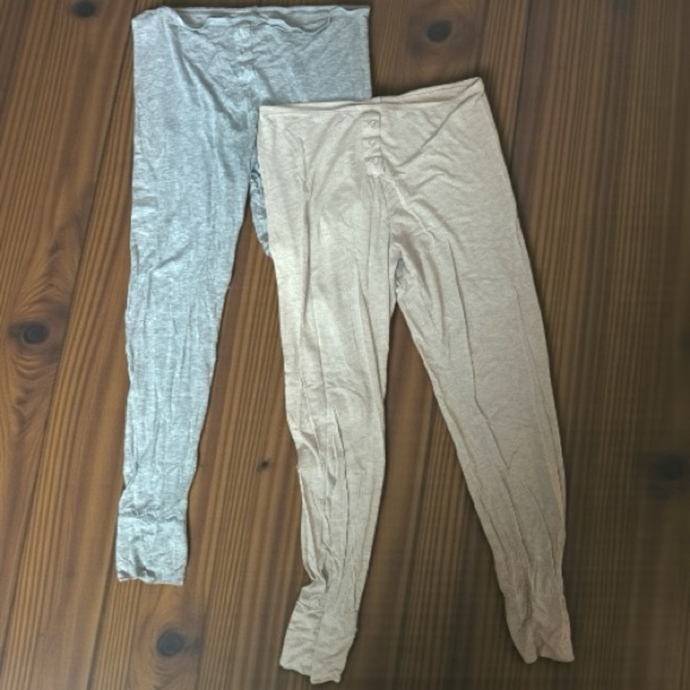 Auden Women's Gray and Tan Leggings Set